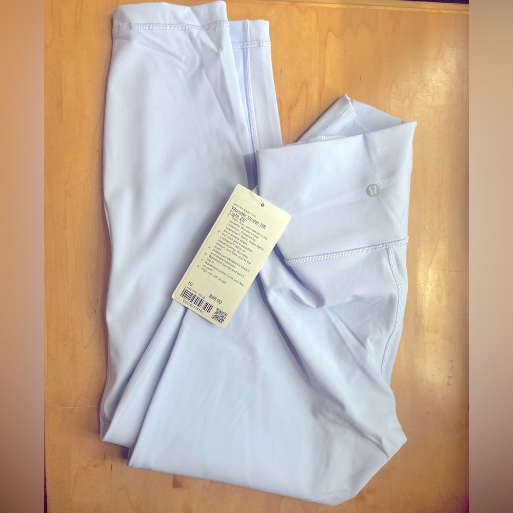 lululemon Wunder Under 25” lilac women’s leggingss